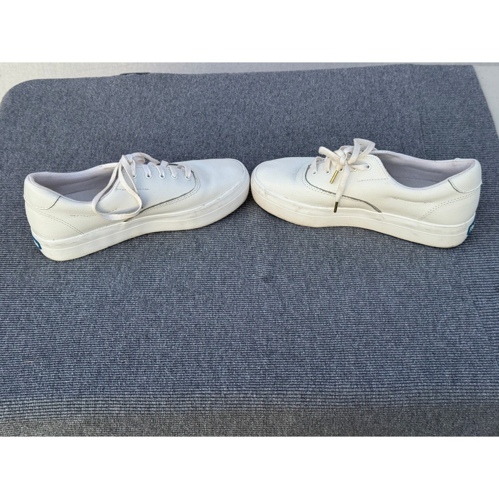 Keds Womens White Leather Champion Sneakers WH59989 Size 6.5 - Picture 3 of 7